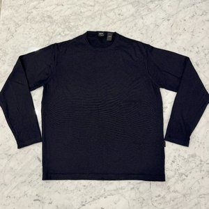 Hugo Boss Extra Fine Merino Wool Crew Neck Sweater - Size XL